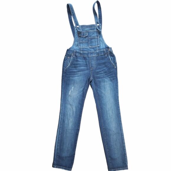 Free People denim overalls blue washed womens size 24 - Picture 1 of 11